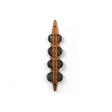 Набір гантелей NOHRD SwingBell 2-8 кг шкіра, Oxbridge Cherry
