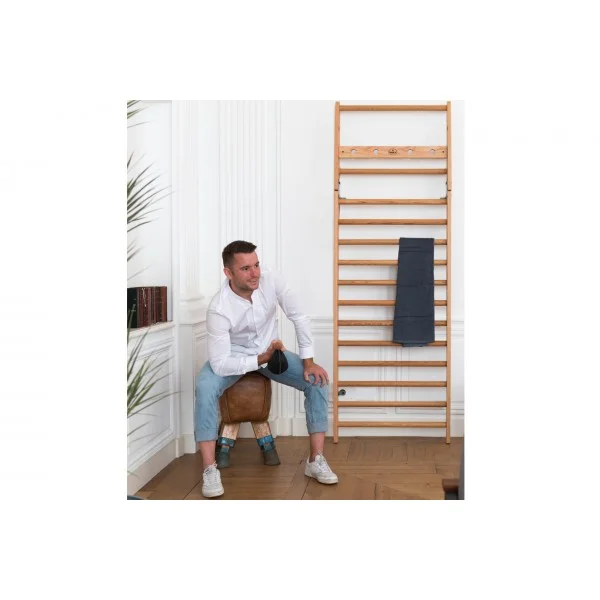 Драбина гімнастична NOHRD WallBars 10 Класичний горіх
